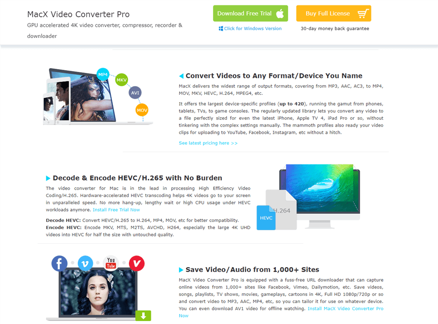 4K Video Converter - MacX Video Converter Pro
