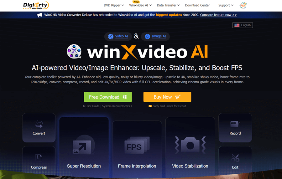 4K Video Converter - WinX HD Video Converter