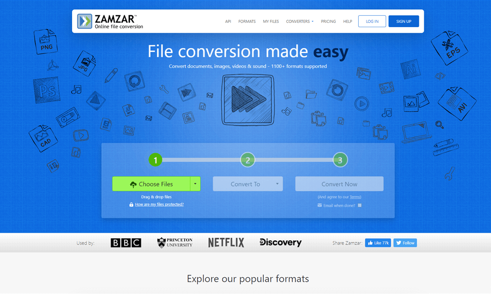 4K Video Converter - Zamzar