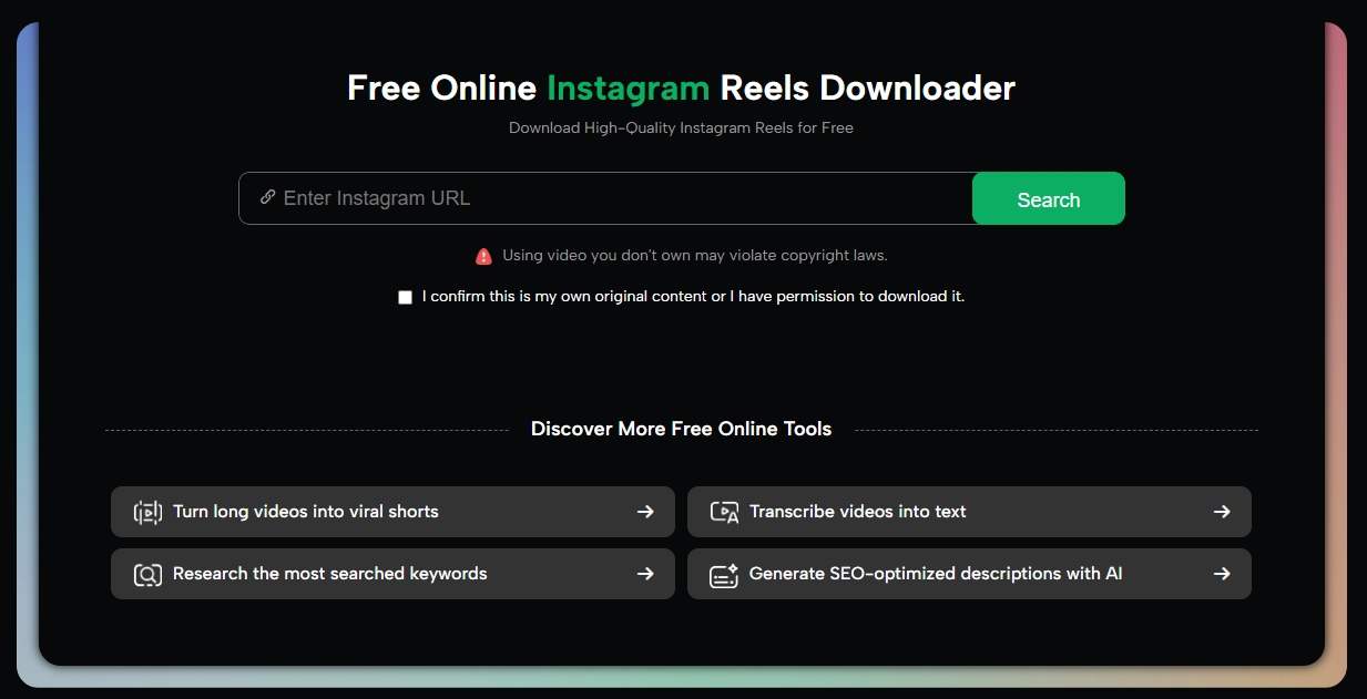 Gemoo Instagram Reels Downloader