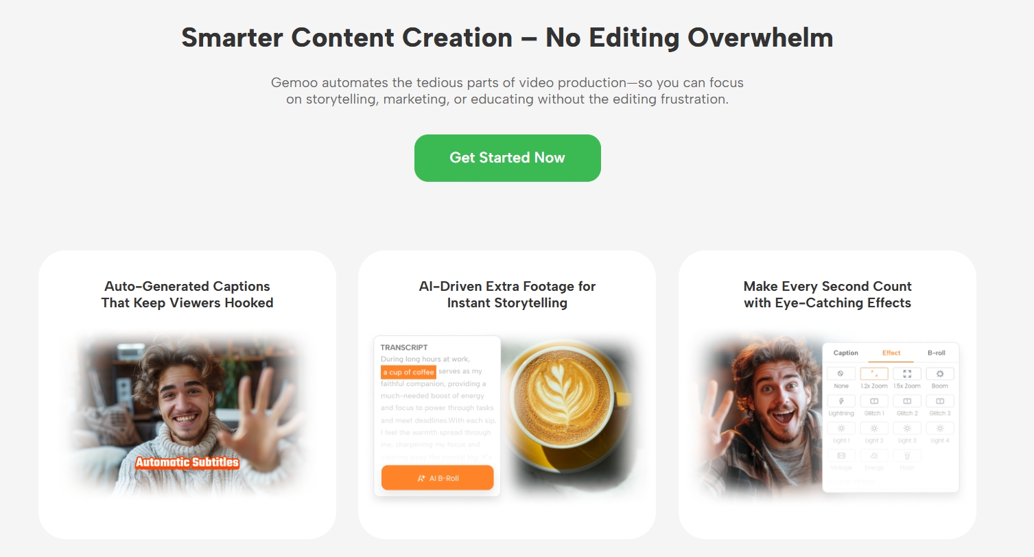 Smarter Content Creation – No Editing Overwhelm