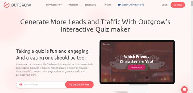 Video Quiz Maker - Outgrow