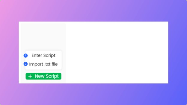 add a new script