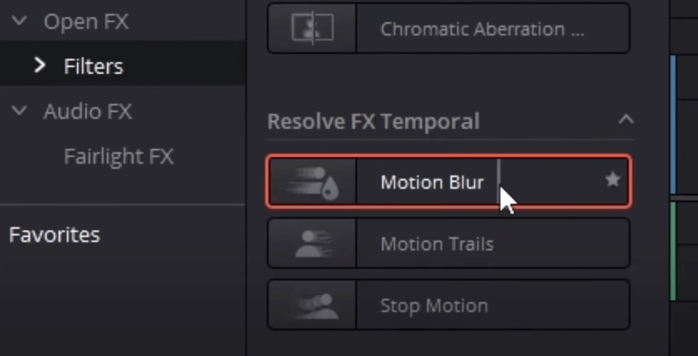 Add Motion Blur via Motion Blur Effect