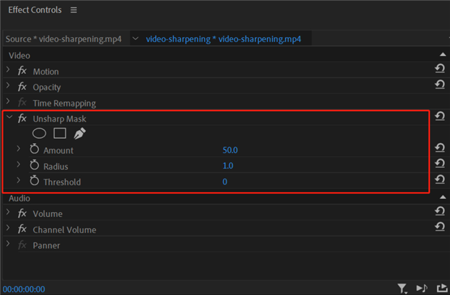 Adjust the Effect Settings