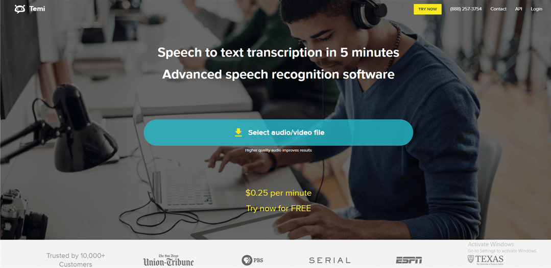 AI Caption Apps - Temi