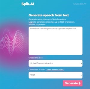 AI Singing Voice Generators - Spik.ai