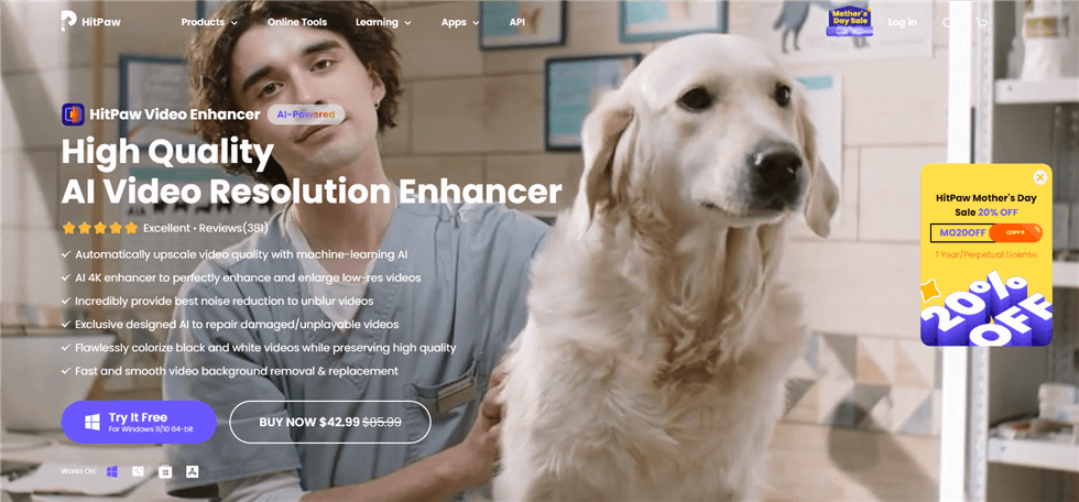 Best AI Video Enhancer - HitPaw Video Enhancer