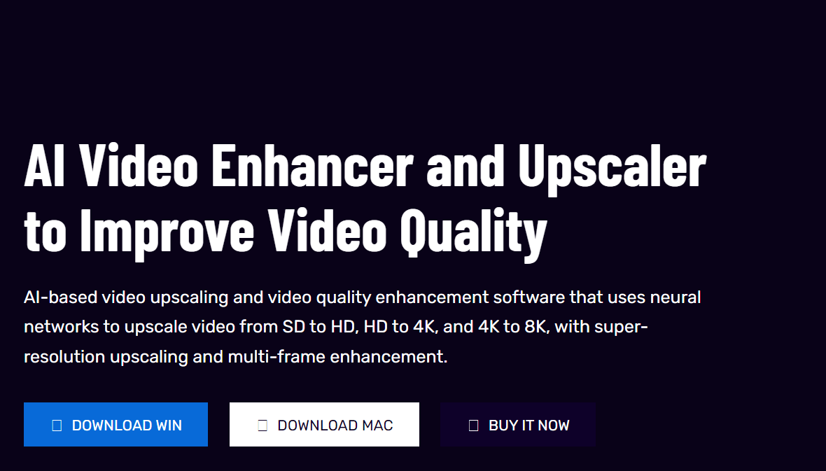 AVCLabs Video Enhancer