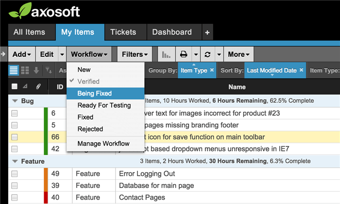 Scrum Tools - Axosoft