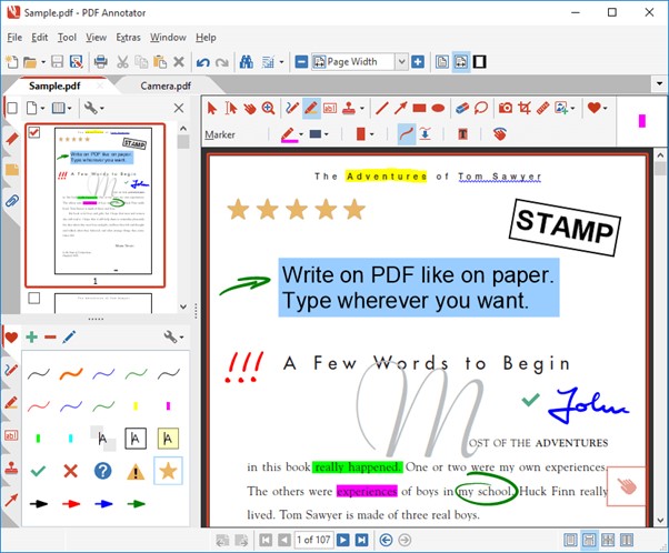 Pdf Annotator Interface