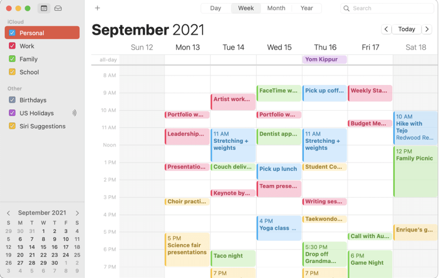 Best Calendar Apps - Apple Calendar