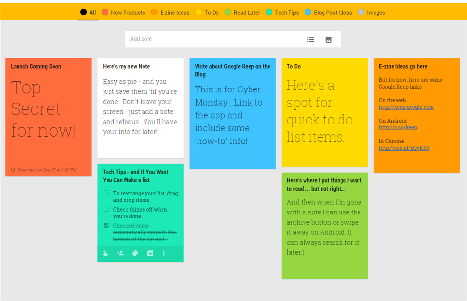 Best Chrome Extensions for Productivity - Google Keep