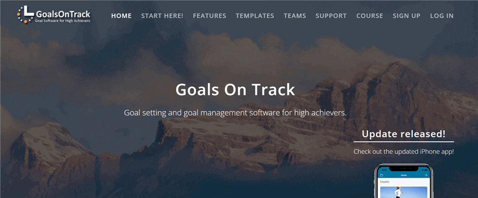 Best Goal Tracking App - GoalsOnTrack