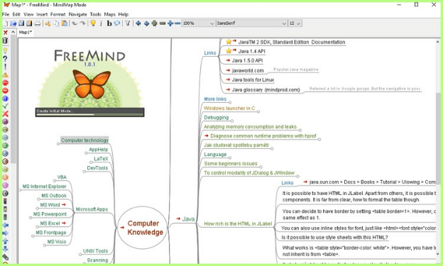 Best Mind Mapping App - FreeMind
