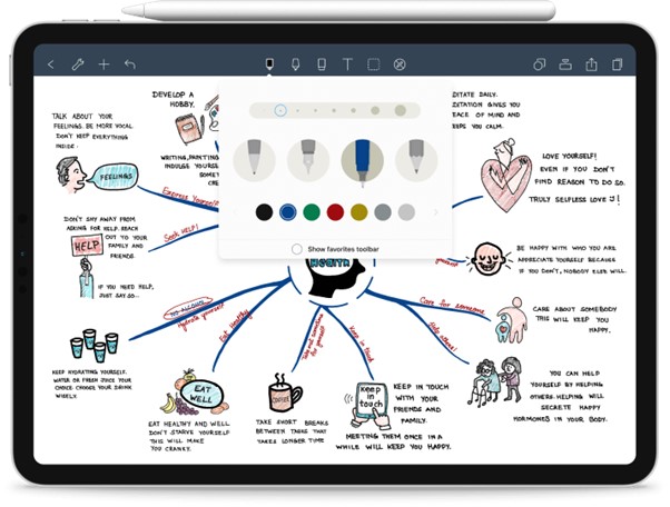 Noteshelf  Interface