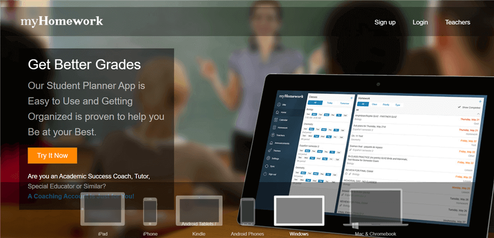 Best Planner App for Students - myHomework