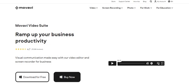 Video Ad Maker - Movavi Business Suite