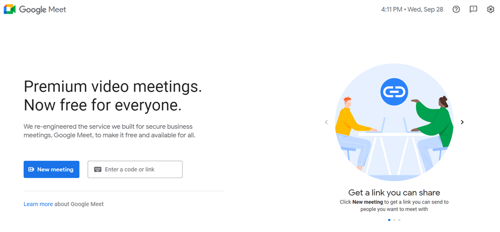 Video Conferencing Software - Google Meet