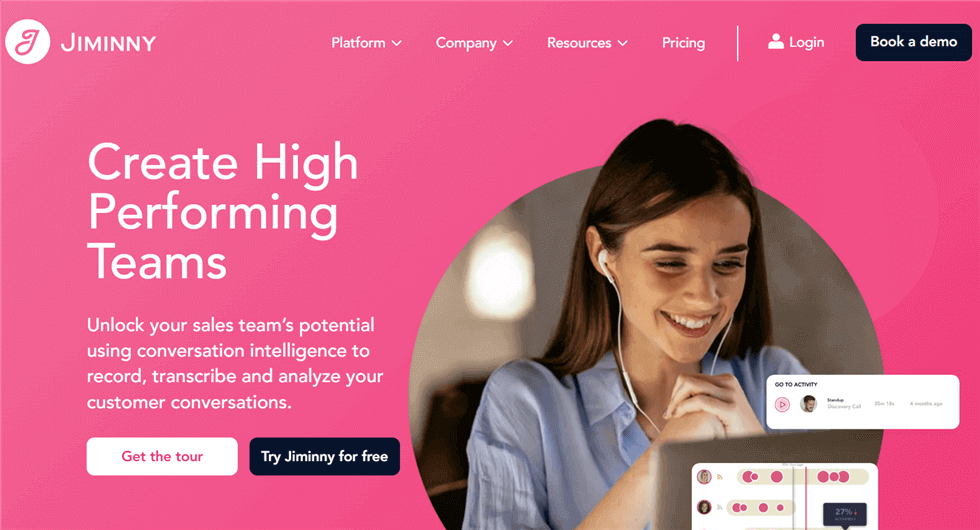 Video Conferencing Software - Jiminny