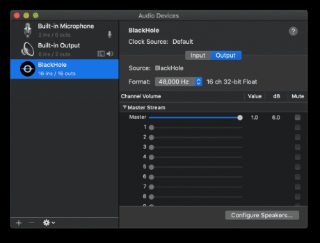 BlackHole Audio Driver