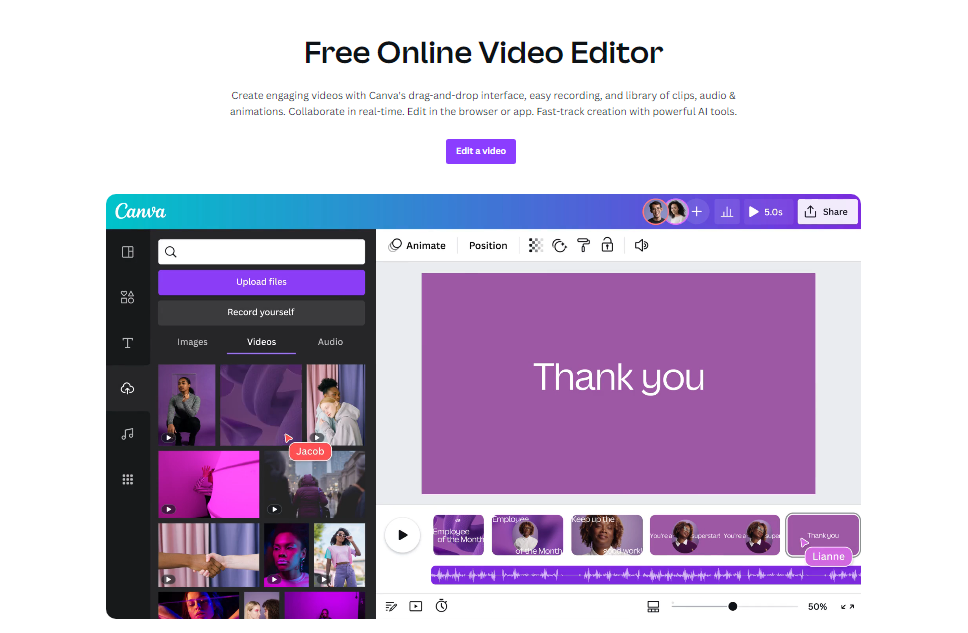 Canva Video Editor