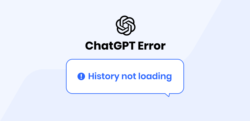 ChatGPT History Not Loading