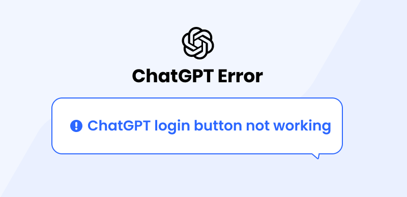 ChatGPT Login Button Not Working