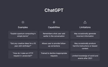 ChatGPT Homepage Overview