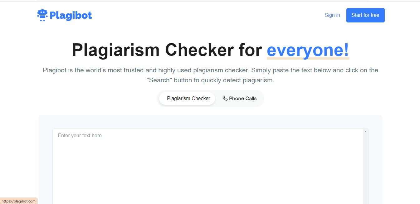 ChatGPT Plagiarism Checker - Plagibot