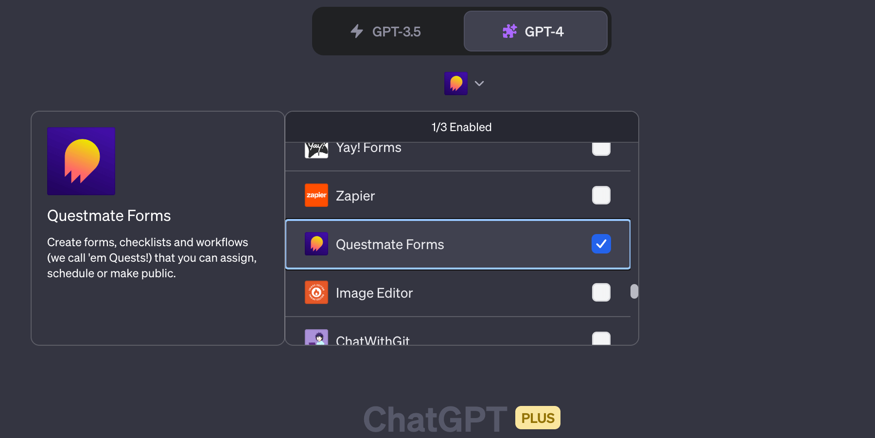 Best ChatGPT Plugins - Questmate Forms