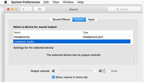 Check Audio Settings