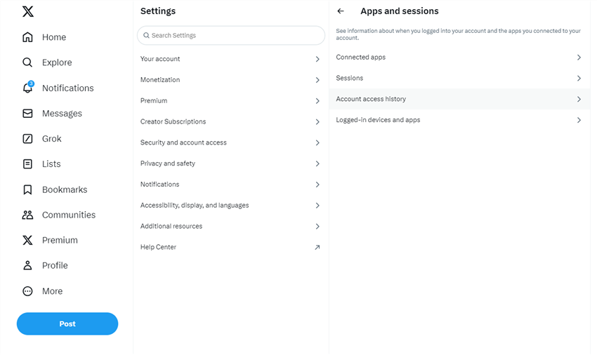 Check the Twitter Widget Settings