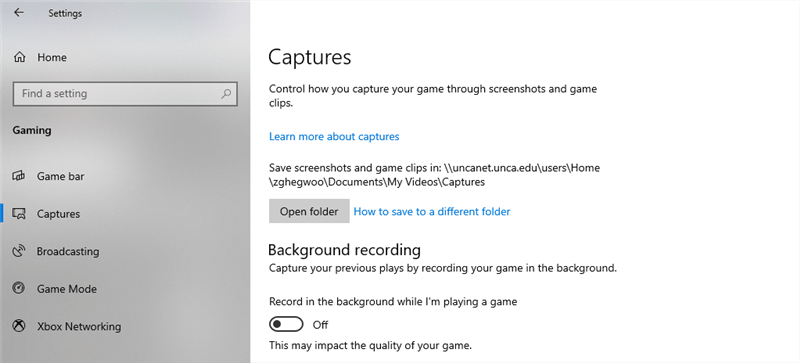 Check Xbox Game Bar Settings