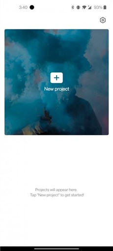 Choose the New Project