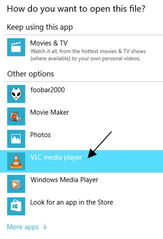 Choose Media Player