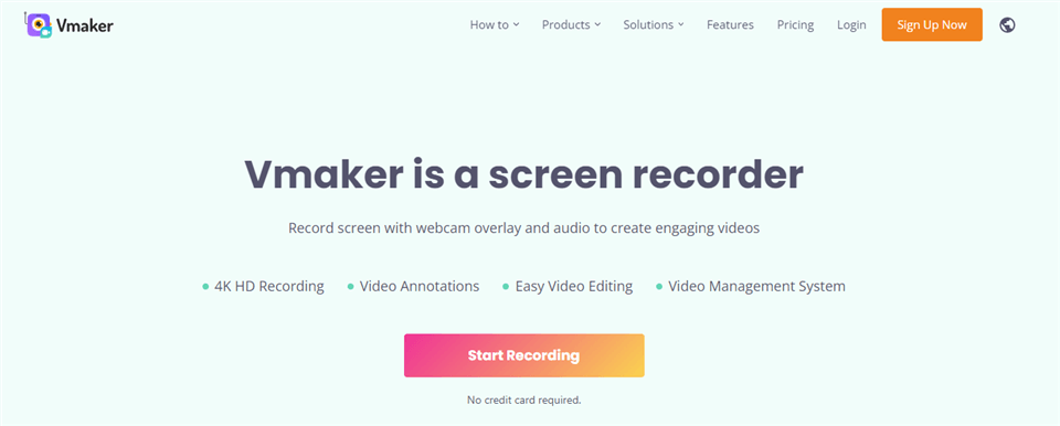 Chrome Screen Recorder - Vmaker