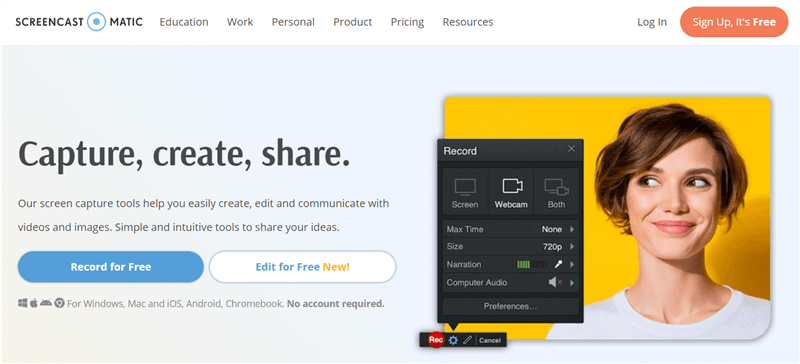 Chrome Video Recorder - Screencast-O-Matic