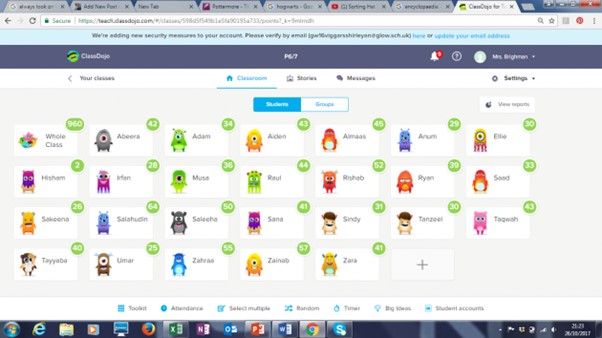 ClassDojo Interface