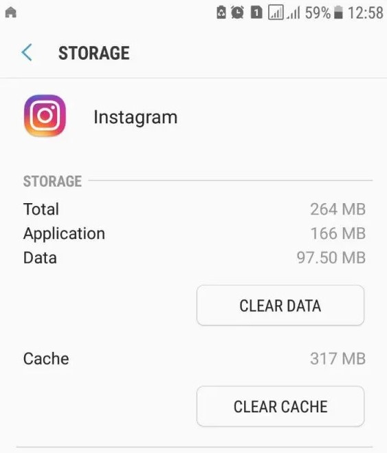 Click on Clear Cache