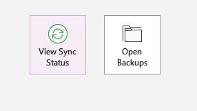  Click The View Sync Status Button