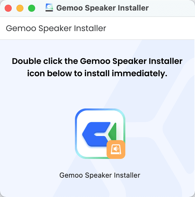 Install Gemoo Speaker Driver