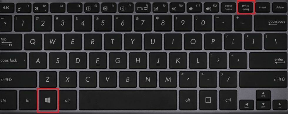 Click Win+PrtScn to save the screenshot