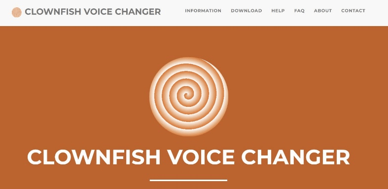 Clownfish Voice Changer Interface