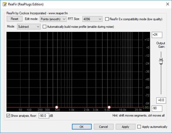 Create a Flat Line