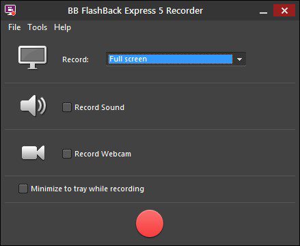 Bildschirmrekorder für PC - FlashBack Express