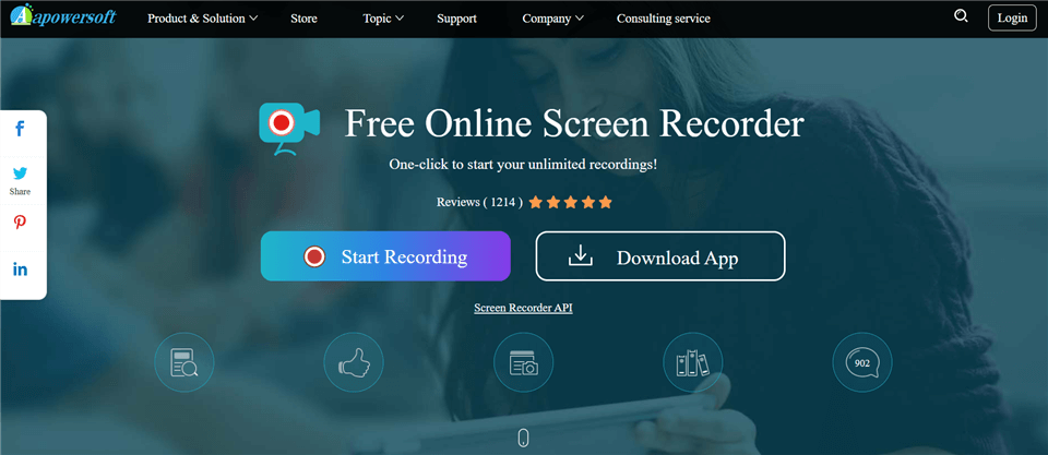 Videoaufzeichnungssoftware für Mac - Apowersoft Screen Recorder
