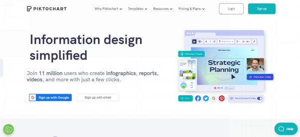 Design Collaboration Tool - Piktochart