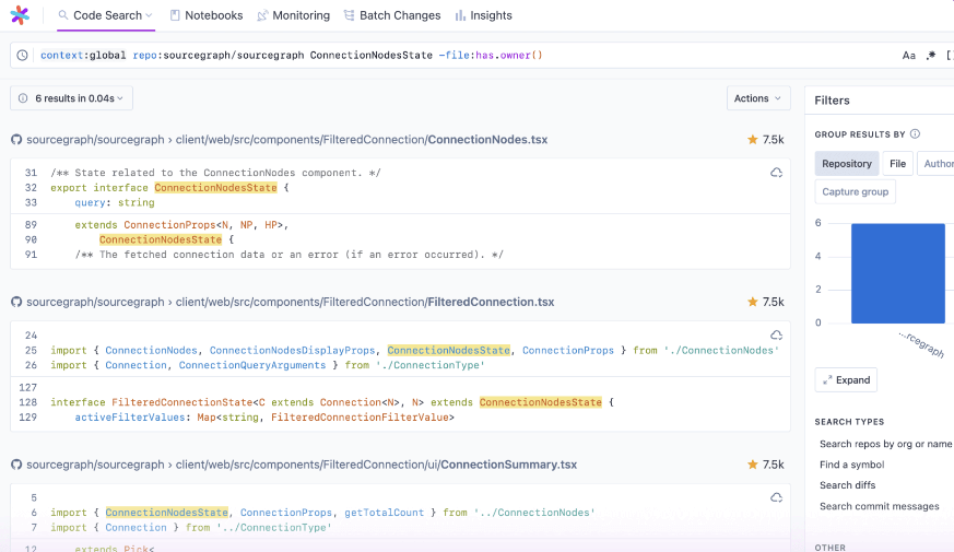 Sourcegraph Interface