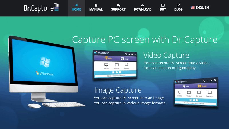 Dr.Capture Screen Recorder Interface